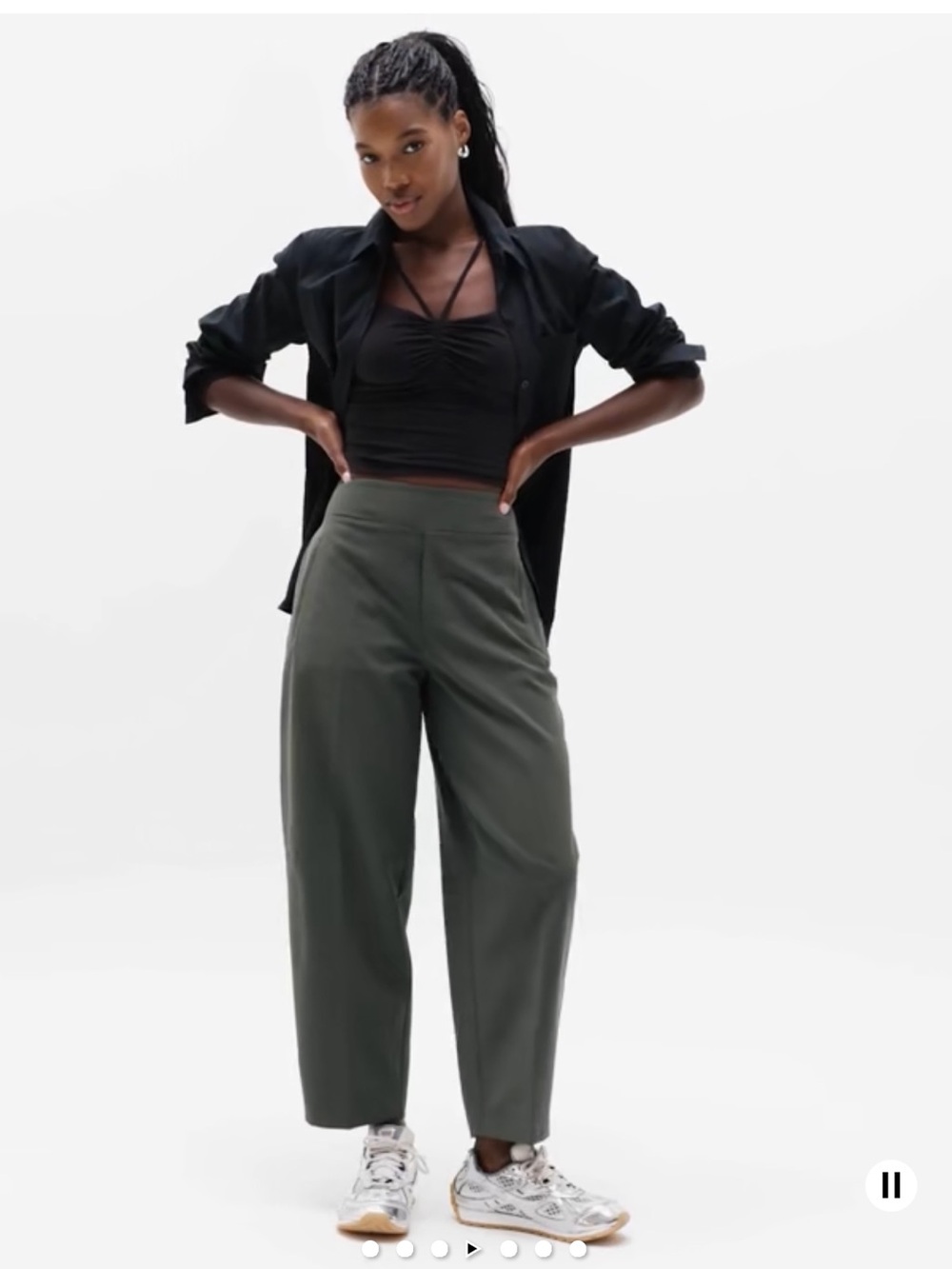 Athleta Endless High Rise Barrel Pants - tall